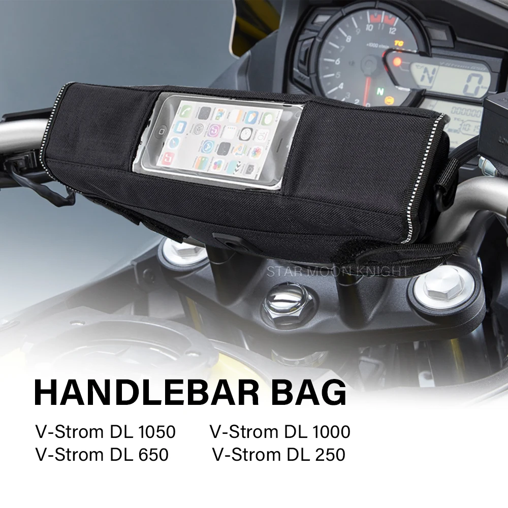 Motorcycle Waterproof Bag Storage Handlebar bag Travel Tool bag For Suzuki V-Strom 1050 1000 650 250 DL1050 DL1000 DL650 DL250