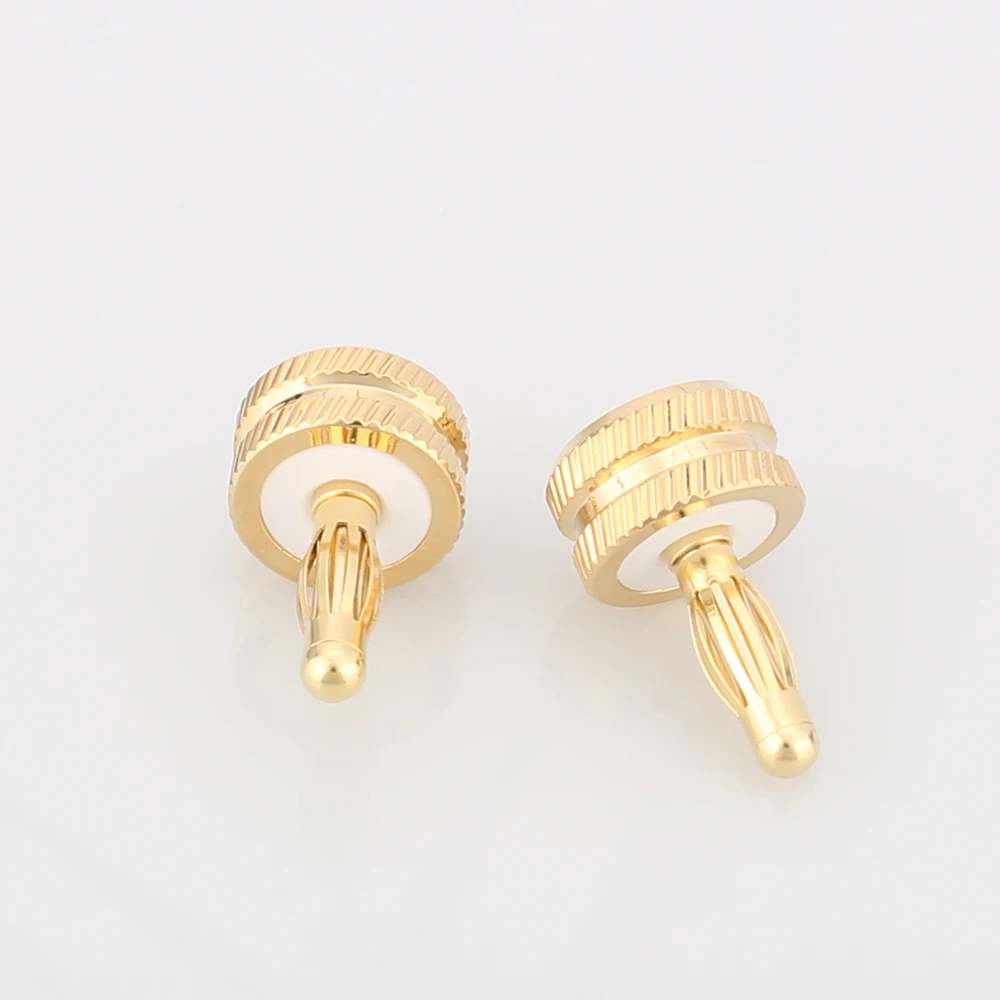 Hifi audio 8pcs gold plated Noise Stopper Amplifier Terminal Binding Post Caps