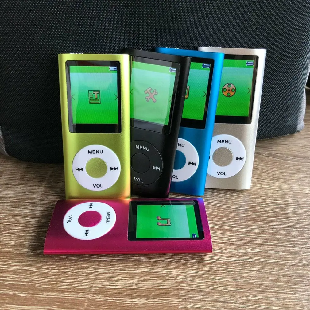 مشغل Mp3 Mp4 راديو FM رياضي لطيف محمول مع شاشة 1.8 بوصة LCD يدعم تشغيل موسيقى وفيديو ومشغلات Mp3 لطراز IPod