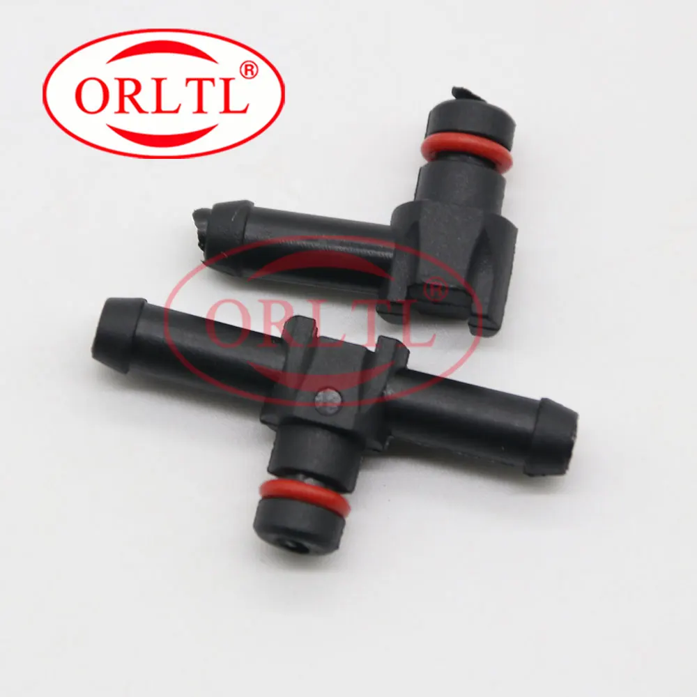 10 Pcs T Type/ L Type Oil Connector Pipe Scavenge Pipe Tube Diesel For Denso Return Oil Return Pipe OR7054 OR7055