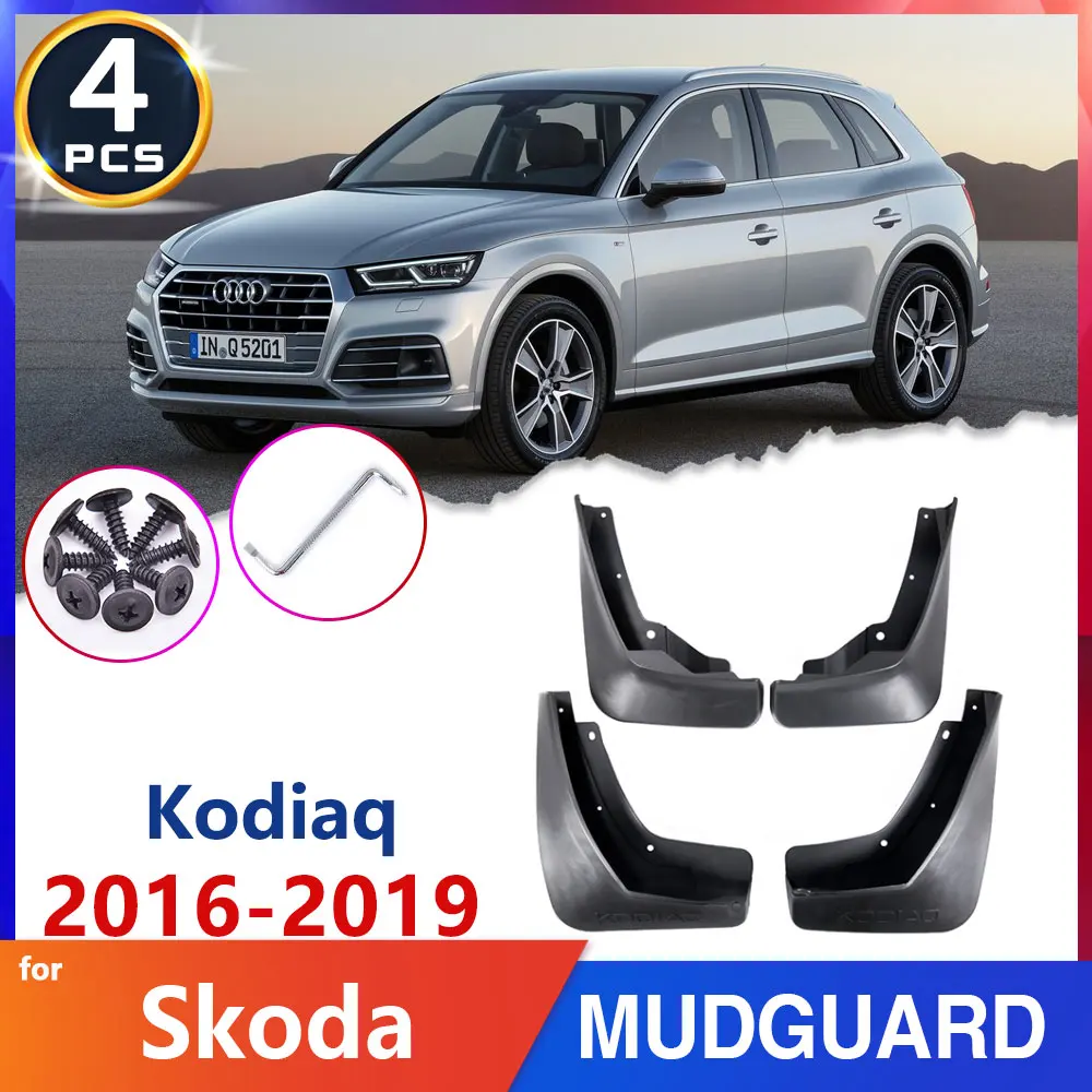

Car Mud Flap Mudguard Fender for Skoda Kodiaq 2016~2019 2017 2018 Car Accessories Goods Mudflaps Splash Guards Flaps Exterior