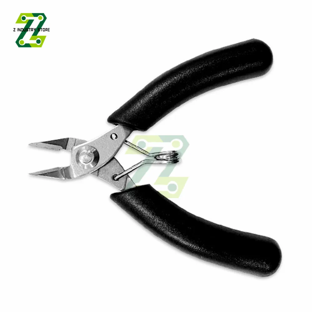 Mini Diagonal Pliers 4 Inch Stainless Needle Nose Pliers Small Soft Cutting Electronic Scissors Wire Cutters Hand Tools