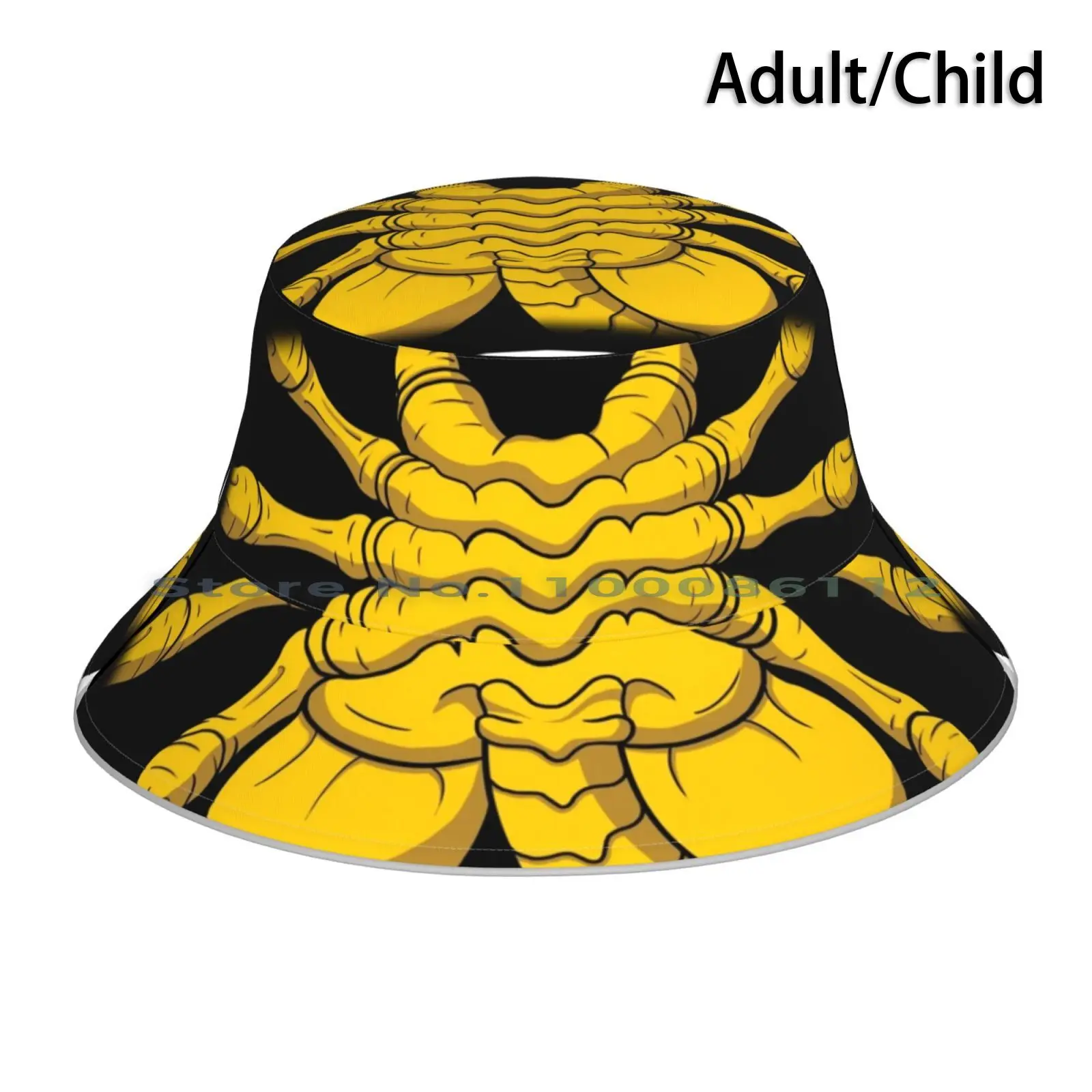 Mask-Facehugger Bucket Hat Sun Cap Cyle 19 Face Mask Facemask Teeth Facehugger Face Hugger Xenomorph Foldable Outdoor Fisherman