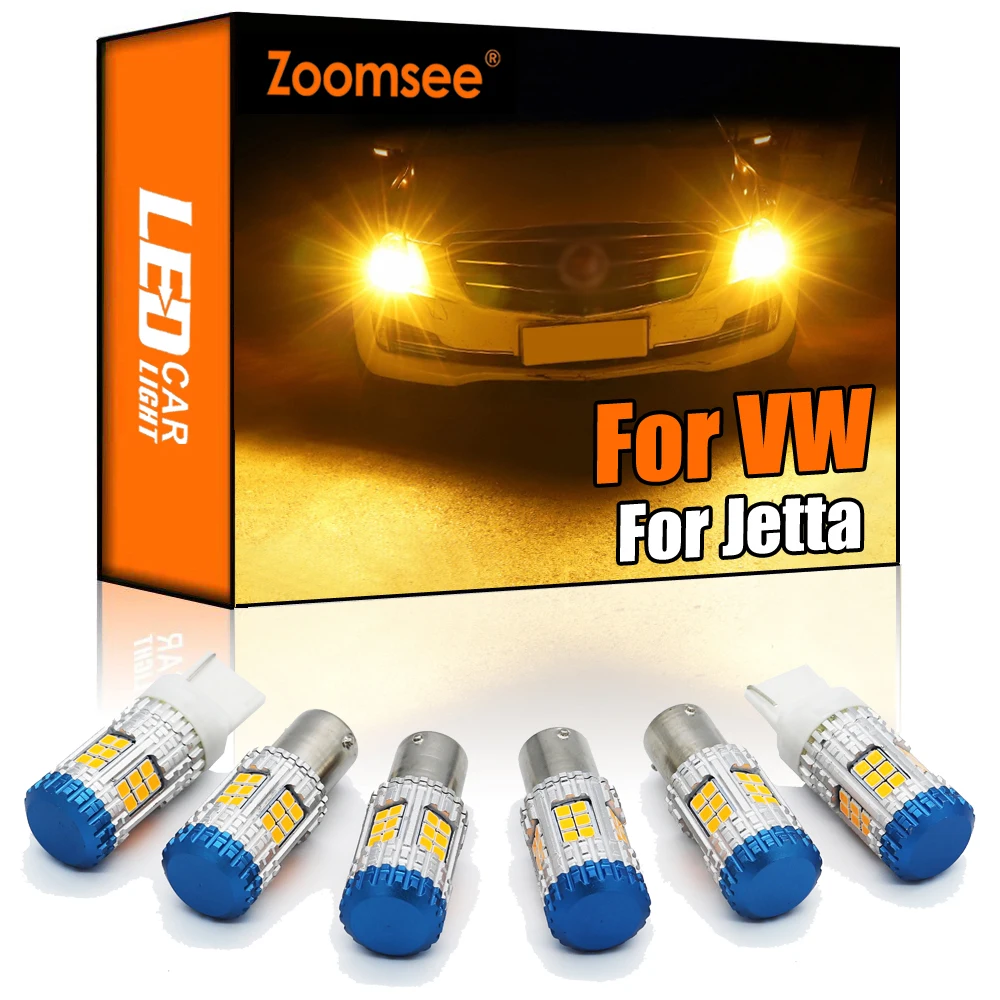 Zoomsee Canbus For VW Jetta Bora Vento MK4 MK5 MK6 IV V VI 1999-2016 No Hyper Flash Error Auto Lamp LED Turn Signal Light Bulb