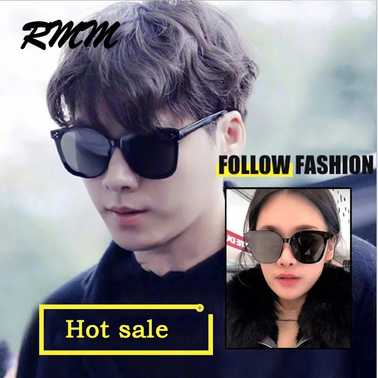 RMM Unisex big frame square Sunglasses For male Hip hop Sunglasses Retro Square cat eye female Sunglasses for women men