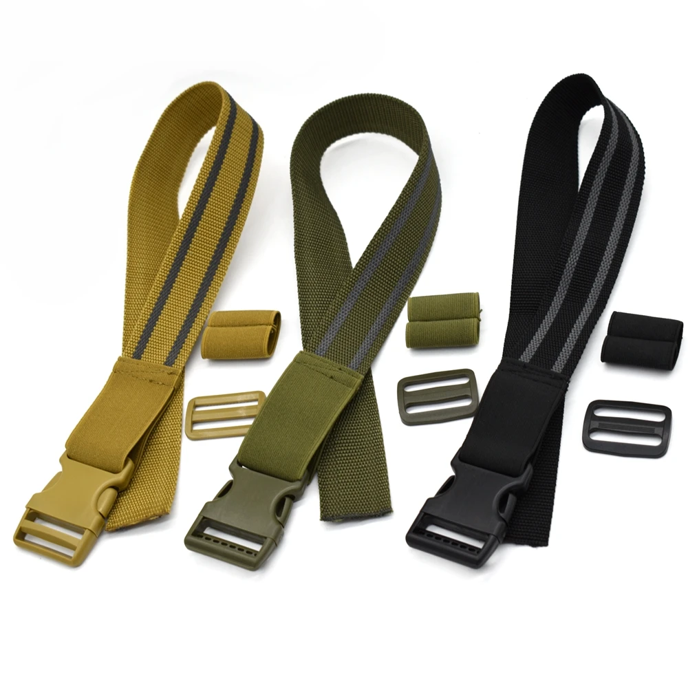 Tactical Multi-slip Elastic Drop Leg Thigh Strap for Universal Gun Holster QLS 19 22 GL 17 M9 Airsoft Hunting Accessories