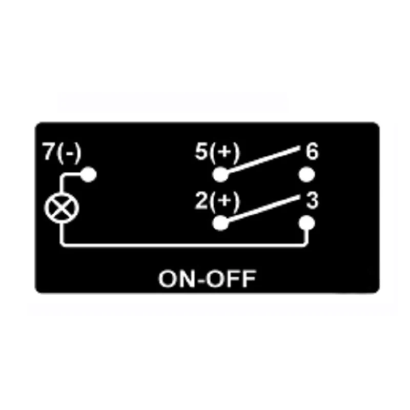 Winch Power Car Boat SPST Rocker Toggle Switch Red Led 5 Pins On Off 12V 20A 24V 10A for Carling ARB Narva 4x4 Style view 4
