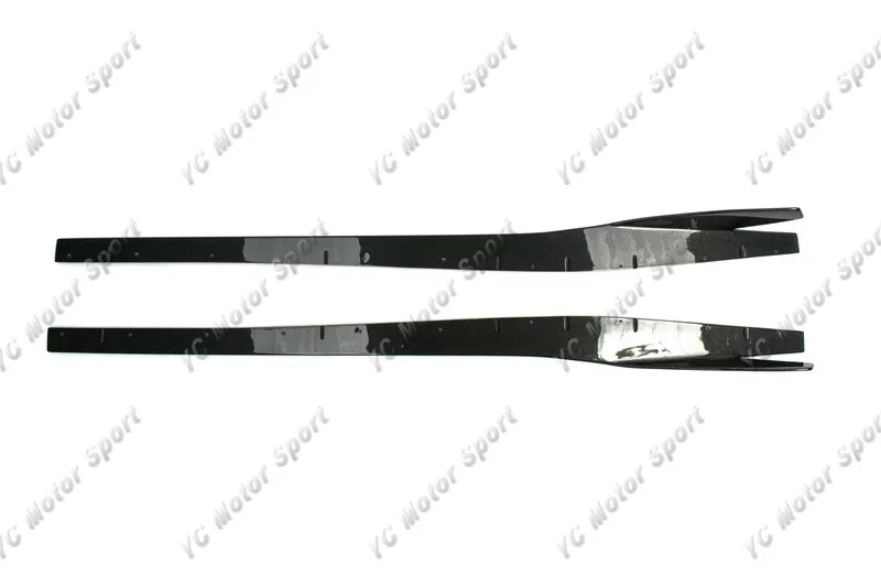 Car Accessories Carbon Fiber YC Style Side Skirt Extension 2pcs Fit For 2004-2012 Gallardo LP550 LP560 LP570 Side Skirts