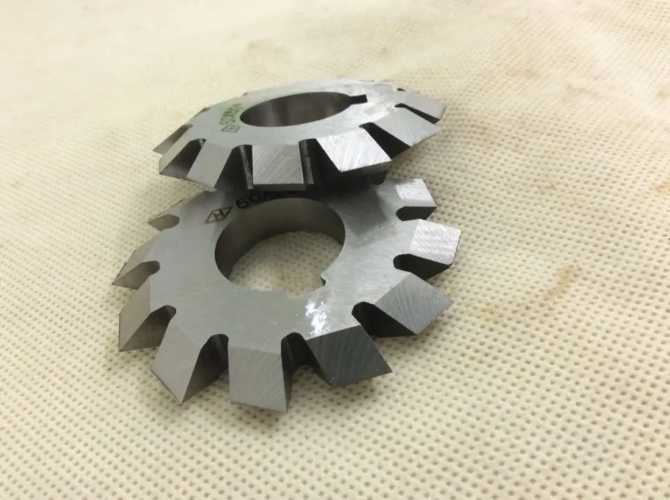 Double angle milling cutter Rough tooth fine pitch milling