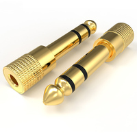 Headphone Audio Adapter Amplifier Jacks 6.5mm Male To 3.5mm Female Adapter Connector Microphone AUX Cable With 6.35 3.5 MM Jack