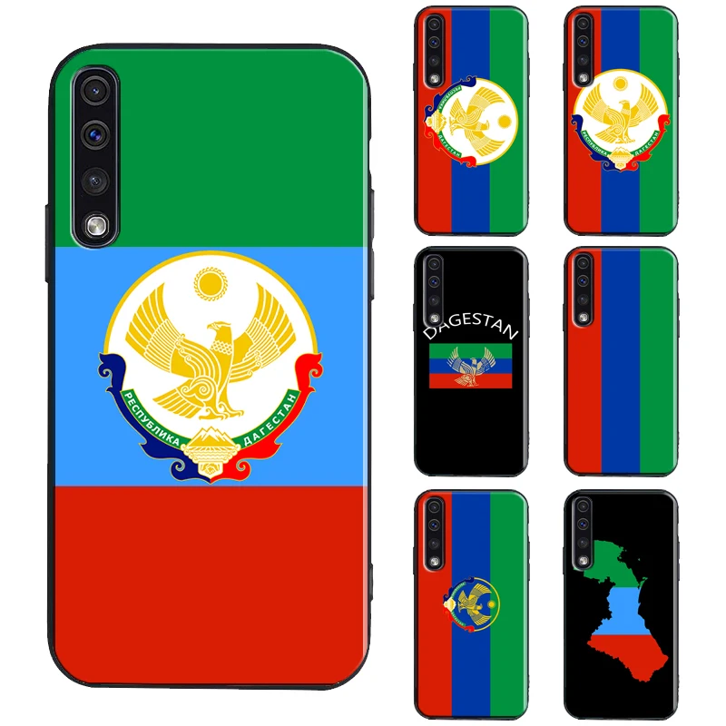 Dagestan Flag Coat Of Arms Case For Samsung A52 A72 A12 A32 A11 A41 A51 A71 A21S A20e A01 A10 A02 S A40 A70 A50 Cover