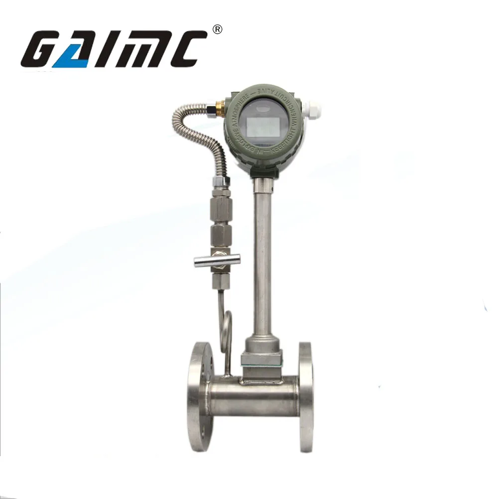 GVF300 4-20mA LCD steam vortex flow meter