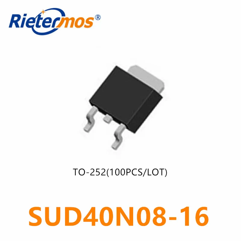 

100PCS SUD40N08-16 TO252 N-CHANNEL 80V сделано в Китае