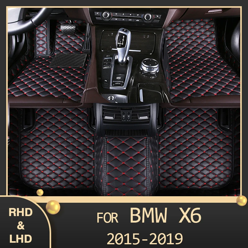 

MIDOON Car floor mats for BMW X6 F16 2015 2016 2017 2018 2019 Custom auto foot Pads automobile carpet cover