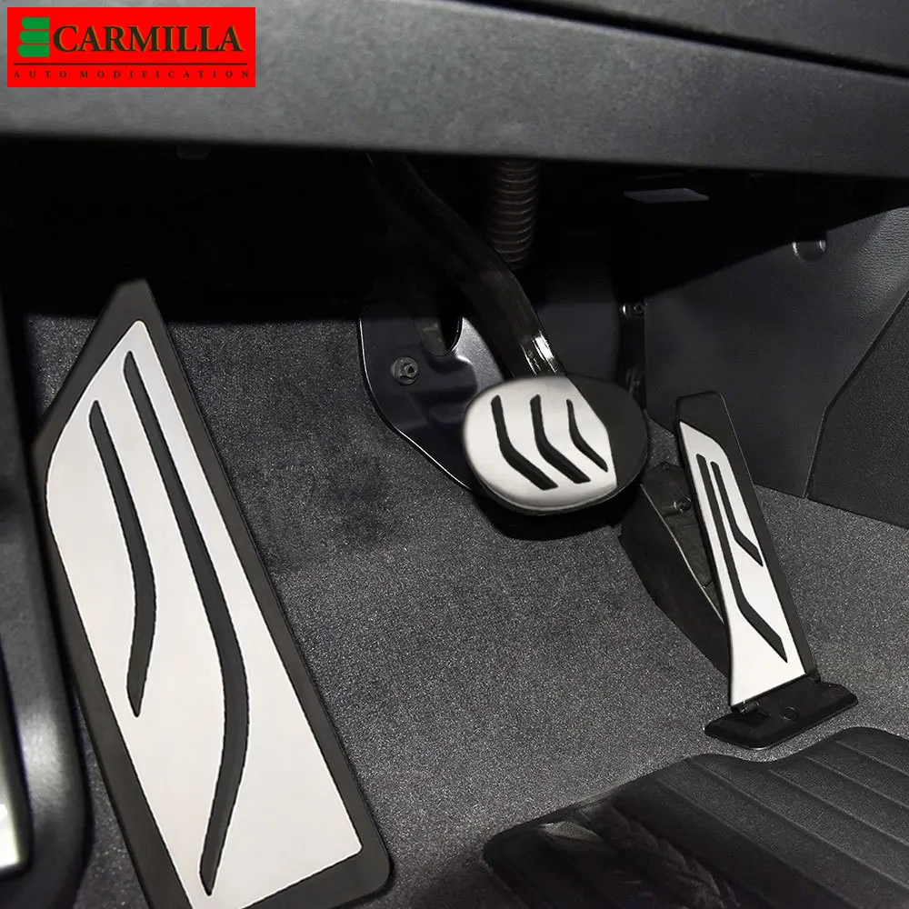 Car Pedals for BMW X1 X2 F48 F39 F45 F46 F40 LHD Foot Rest Pedal Pad Cover 216i 218i 220i 216d 218d 220d Active Gran Tourer