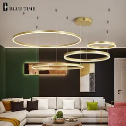 Gold Lamp Modern Chandelier Led Indoor Lustre 110v 220v Ceiling Chandelier Lighting for Living room Dining room Bedroom Kitchen