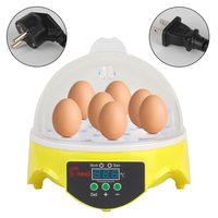 7 Egg for Chicken Duck Bird Pigeon Poultry Incubator Farm Hatchery Adjustable Digital Temperature Brooder Mini Egg Incubator