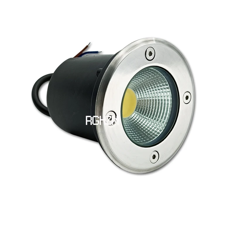 Waterproof IP67 3W 5W 10W 12W LED Garden Buried AC110v 220v Outdoor Recessed Deck Light Underground Lamp Sidewalk Lighting DC12V