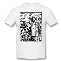 Men punk T-Shirts Funny Tops Dance Of Death, Dance Of Macabre Pure Cotton Tees Harajuku tShirt