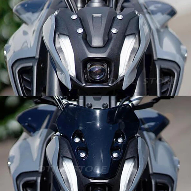 2021 2022 For Yamaha MT07 Windscreen MT-07 MT 07 Motorcycle Windshield  Deflectors Wind Shield Screen Protector Parts - AliExpress