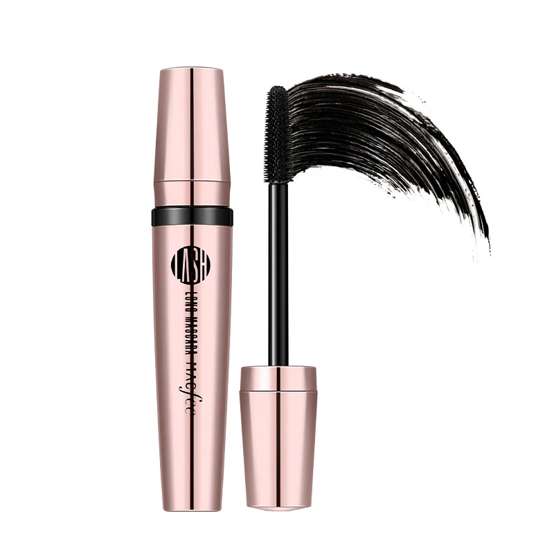 MACFEE Dense Long Mascara Densely Curl Long Volume Finishing Powder Long-Lasting Not Smudge Classic Silica Gel Brush Makeup Gift