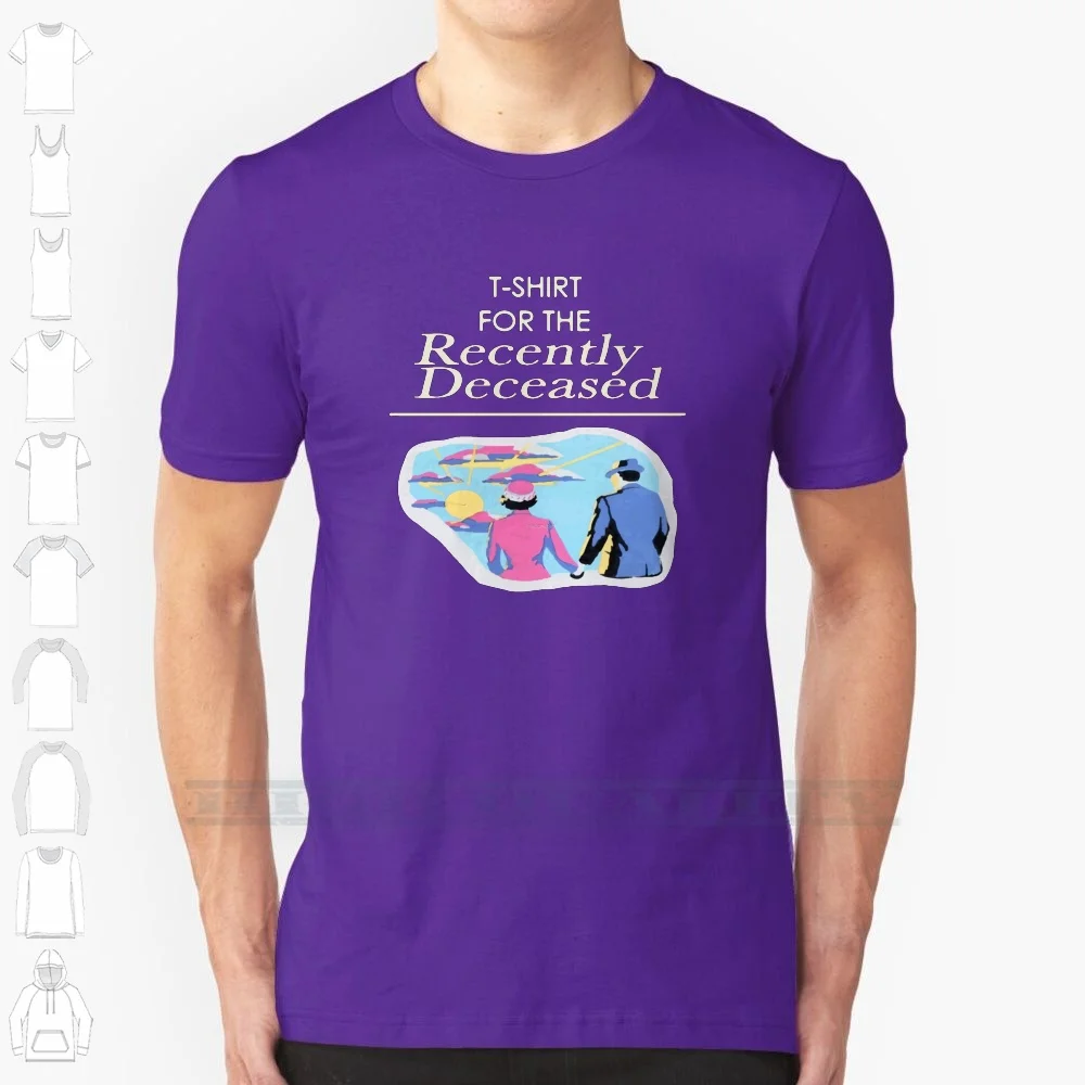 The Recently Deceased 100% Cotton T Shirt Handbook For The Recently Deceased Zombie Undead Ghost Tim Burton Dark Halloween