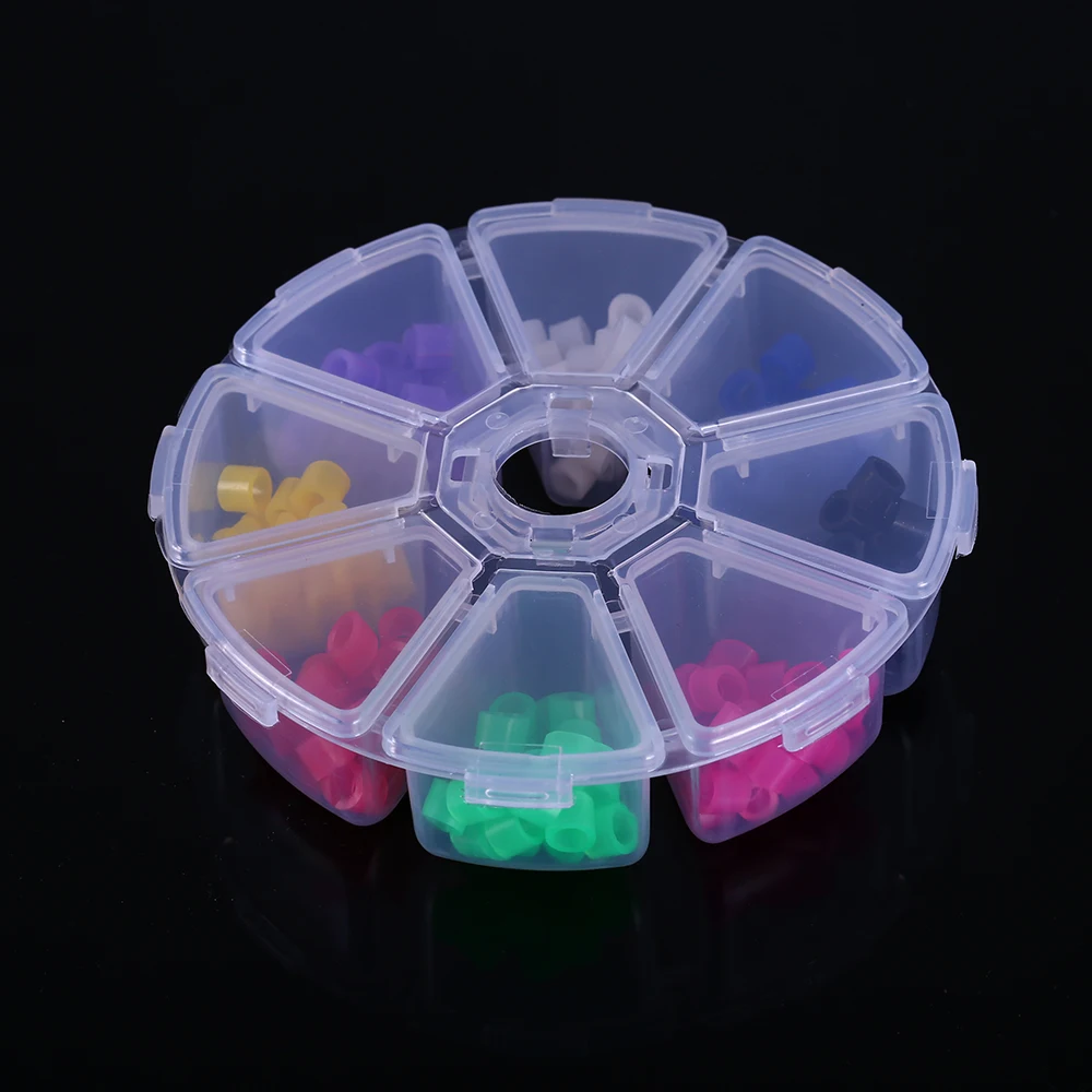 160Pcs/box Dental Code Ring Recognition Circle Colorful Ring Silicone Fit All Hand Instrument Marker Distinction Circle Dentisty