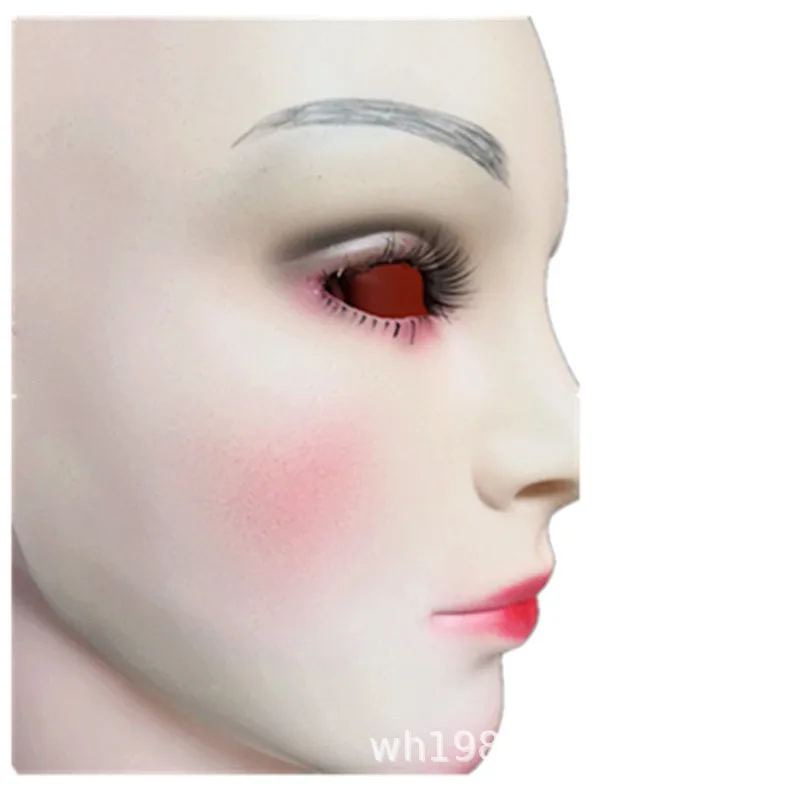 Imagem -02 - Realista Silicone Skin Shemale Masken Máscara para Homens e Mulheres Transgênero Drag Queen Masculino Halloween Cosplay Mais Novo