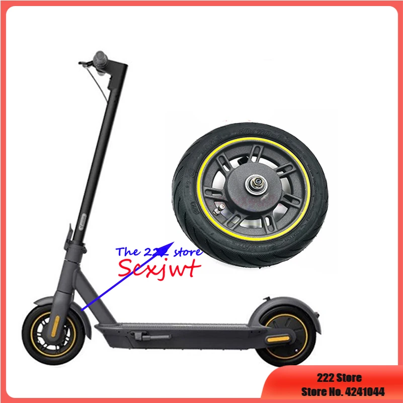 

Original Front Wheel For Ninebot Max G30 Kickscooter 10inch Hub with Vacuum Tire Assembly Spare Parts Accessories