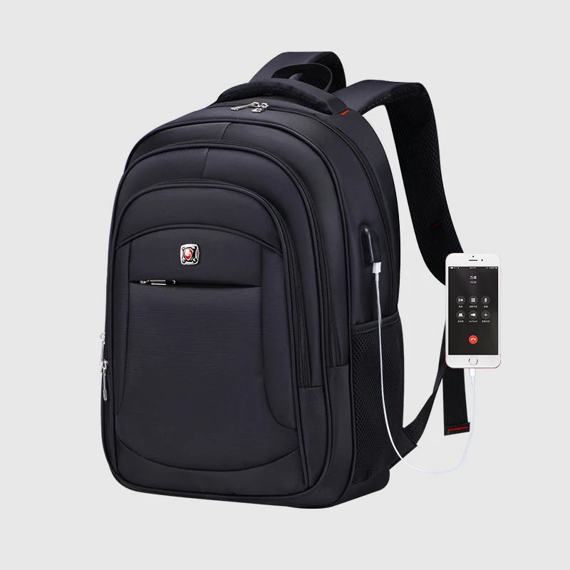 Mochila de carregamento USB para adolescentes, saco de grande capacidade para escola, estudantes universitários, notebook, saco de computador,