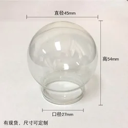 Promotional Gift 45mm Diameter DIY Empty glass snow globe  Crystal ball snow ball christmas