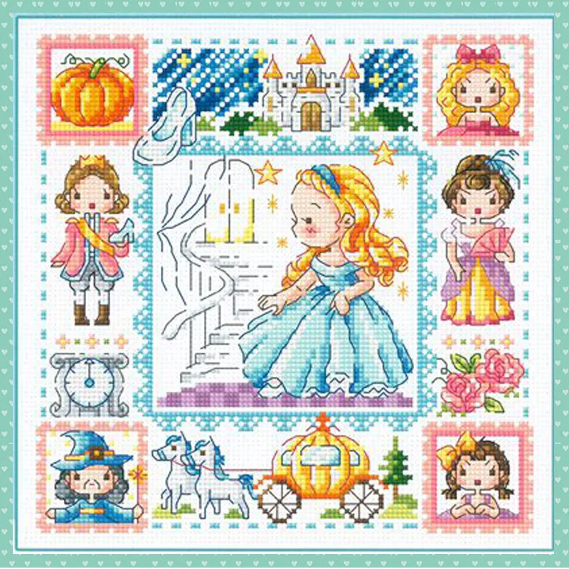 SO3222 koreański miłość Mini Cartoon pakiet Craft Stitch Cross Stitch robótki haftowanie rękodzieło haft krzyżykowy zestawy prezent