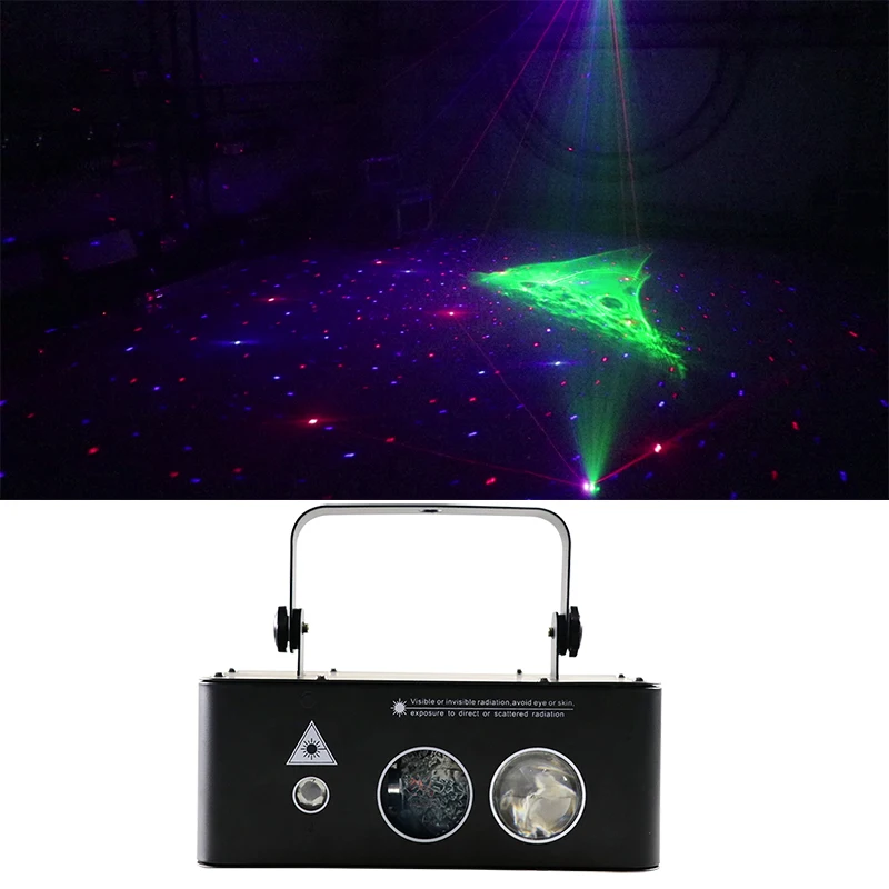 

3 Effect In 1 Dj Light Water Wave Northern Light Glaxy Starry Sky Disco Smoke Machine For Party KTV Night Club Wedding Holiday