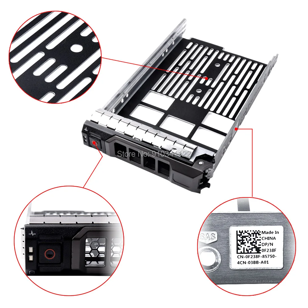 3.5 "SAS SATA HDD Fall Tray Caddy G302D 0F238F F238F 0X968D für Dell T710 R720 R620 R520 R410 MD1200 NX3200 R630 T630 MD3600f