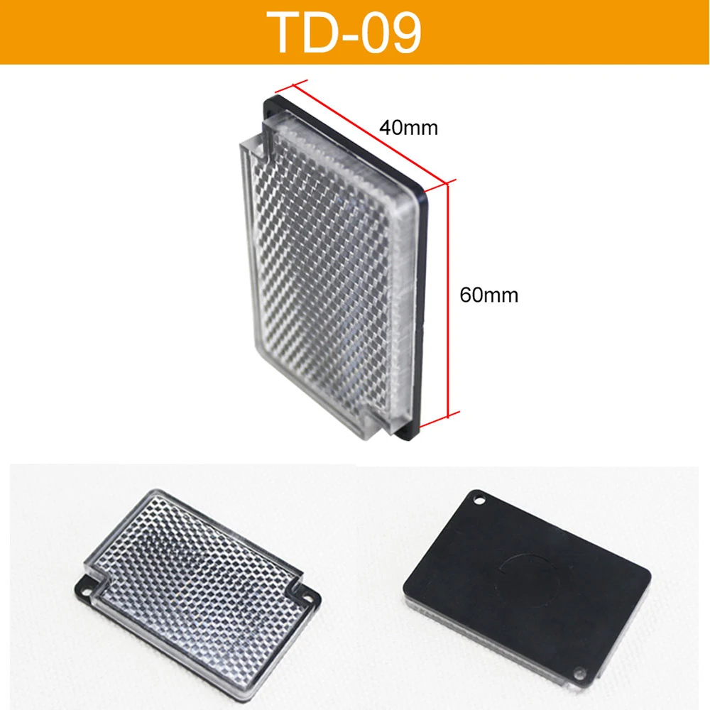 TD-02 TD-05 TD-09 TD-08  E39-R1 Relective Mirror Plate For Retro Reflector Photo Switch Cloweit