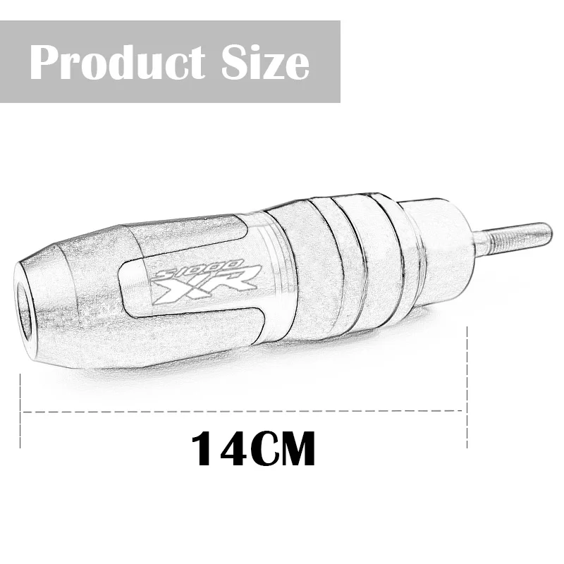 Accessoires CNC pour moto BMW S1000RR S1000XR S1000R, protection contre les chutes, curseur d'échappement avec logo