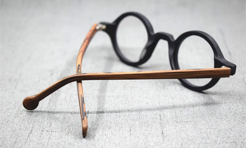 Acetat Vintage Kleine Runde Brille Männer Brillen Rahmen Frauen Optische Verordnung Spektakel Klare Brillen – Detail 36