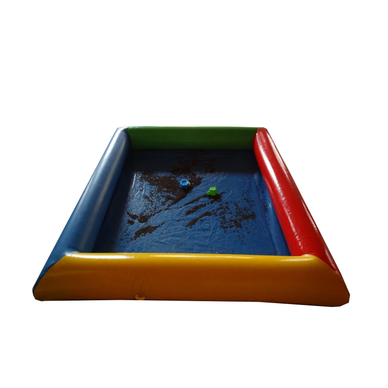 

Customized Large Inflatable Sand Pool Colorful Fishing Pool with Air Blower for Sale