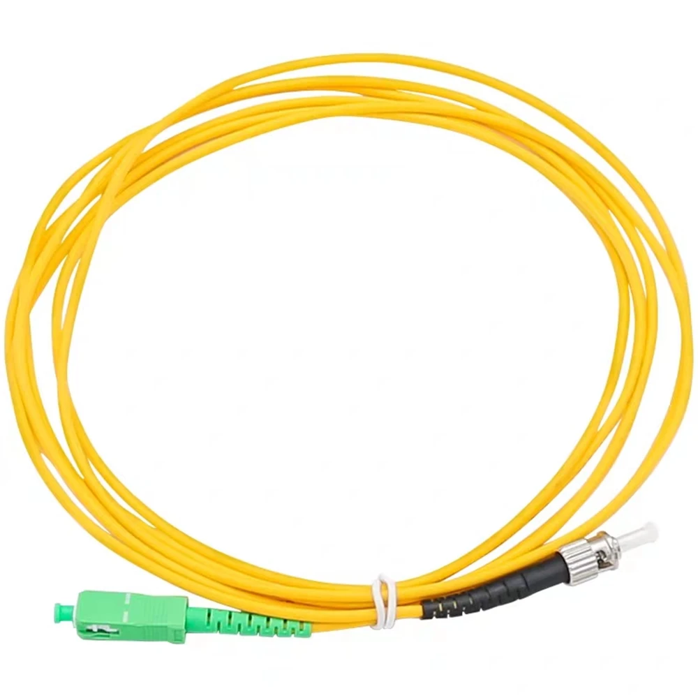 Cable de fibra óptica SM Simplex, piezas SC/APC-ST/UPC, 1M, 2M, 3M, 5M, 7M, 10M, ST-SCA, SX, envío gratis, IL 0,3