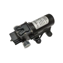 DC 12V 60W 5L/Min Agricultural Electric Water Pump Black Micro High Pressure Diaphragm Pump Water Sprayer Car Wash