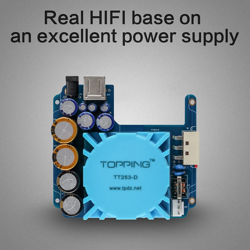 글로벌 전압 115V/230V와 호환되는 D50S A50 DX3 PRO용으로 제작된 토핑 P50 선형 전원 공급 장치