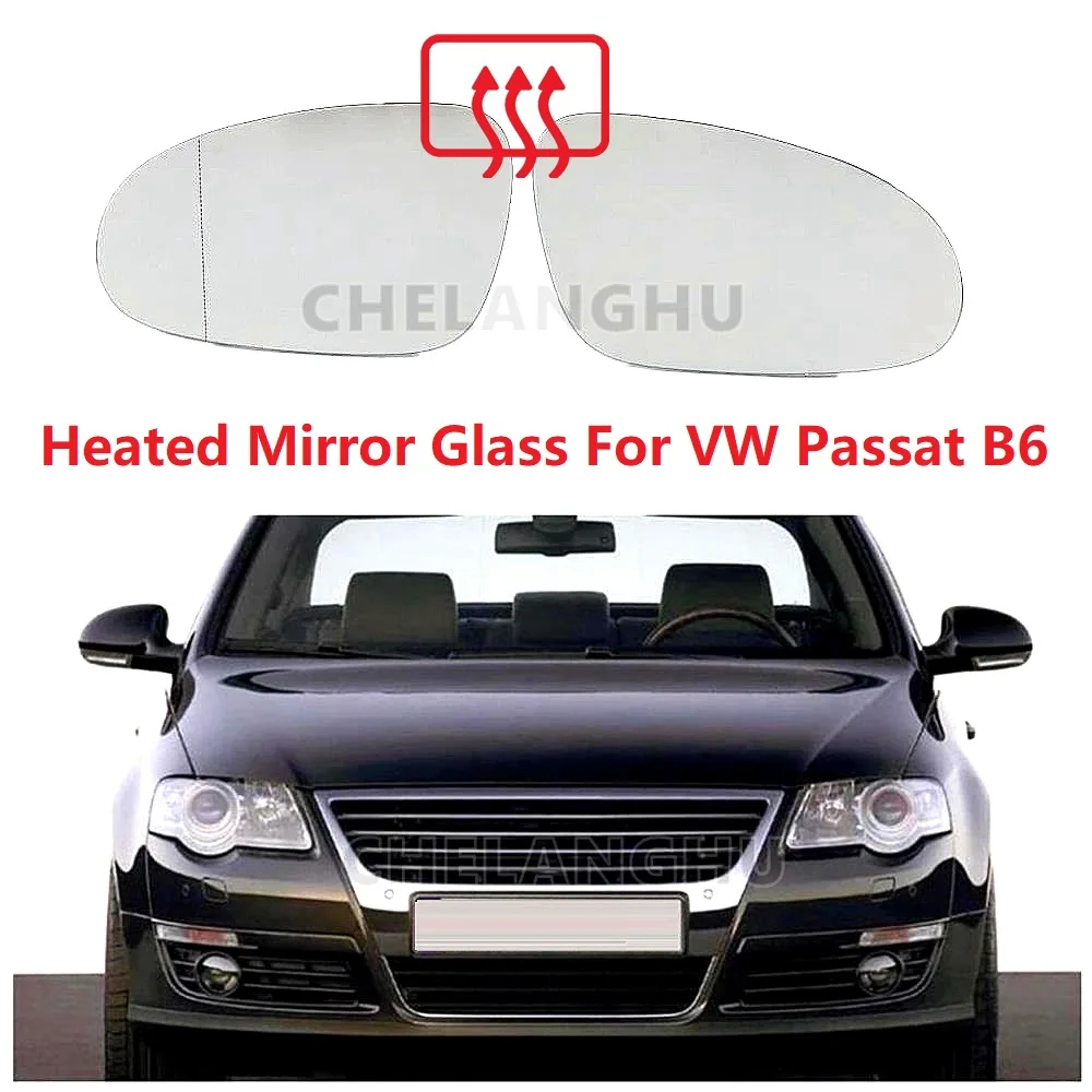 For VW Passat B6 3C Sedan R36 Wagon TDI TFSI TSI 2006 2007 2008 2009 2010 2011 Car-Styling Mirror Glass Heated