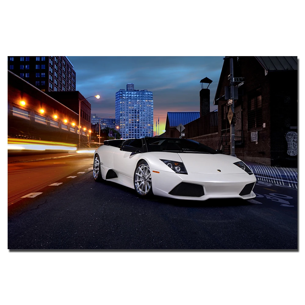 Lambo Murcielago Supercar Poster Canvas Painting Decoration Wall Art Picture for Living Room