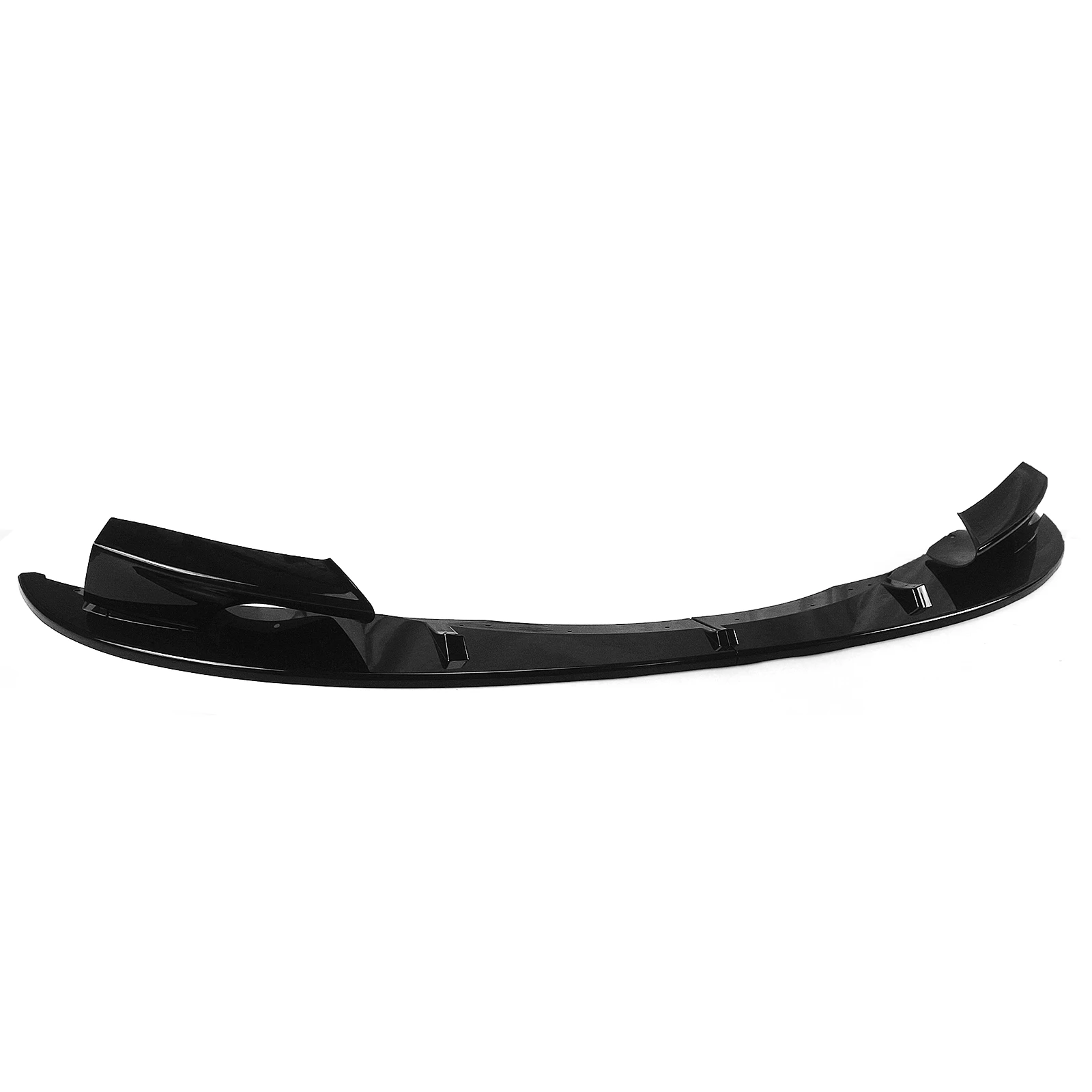 Front Bumper Spoiler Lip For BMW E90 E92 E93 M3 2007-2013 Coupe Sedan Gloss Black/Carbon Fiber Look Car Lower Splitter Protector - view 4