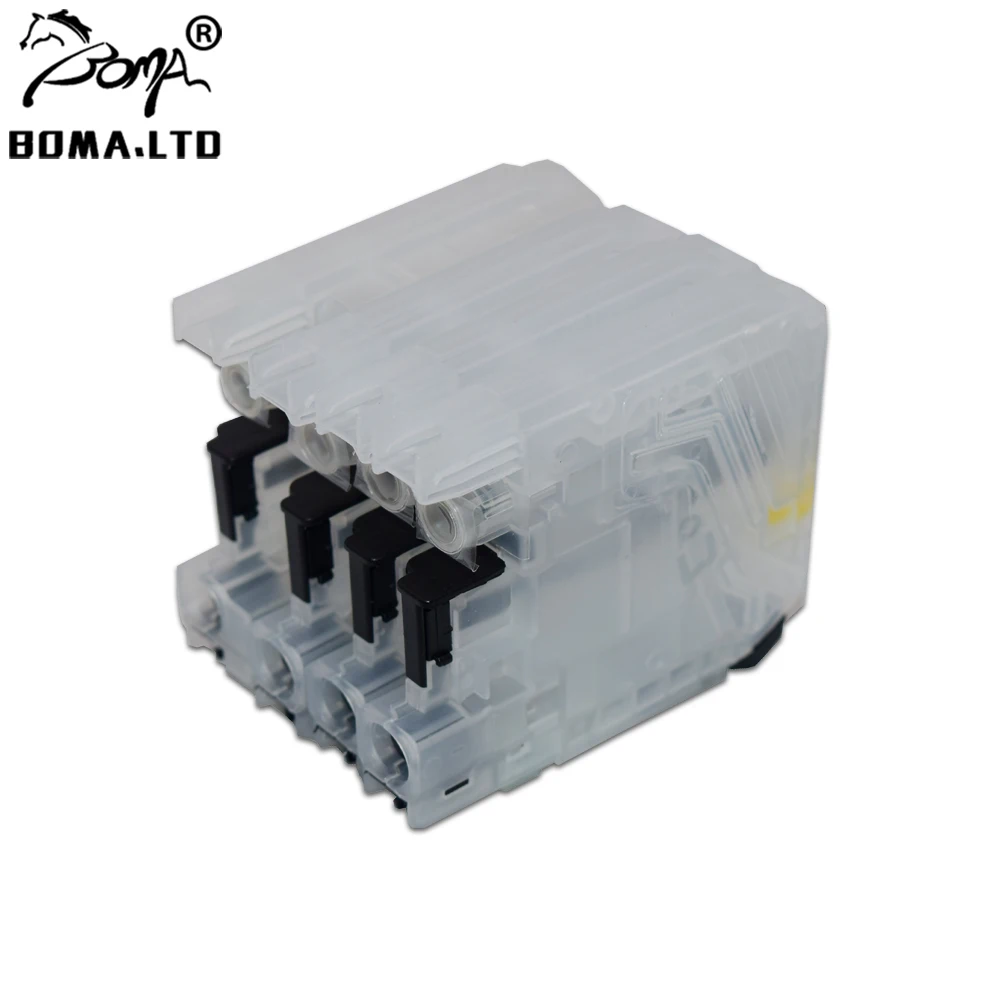 LC101 Refill Ink Cartridge With Auto Reset Chip For Brother MFC-J285DW J450DW J470DW J475DW J650 J870 J875 J152 J245 Printer