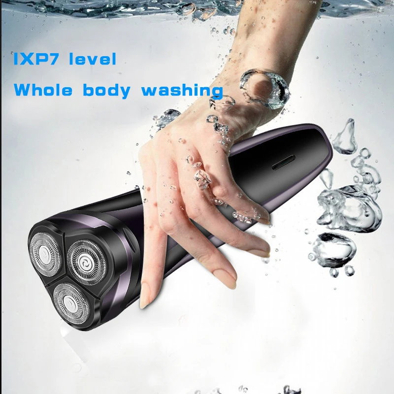 Elektrische Scheerapparaat Voor Mannen Wasbare Scheermes Usb Oplaadbare Draagbare Baard Trimmer Multifunctionele Scheren Machine