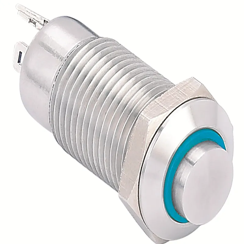 

ELEWIND 12 мм Кнопочный переключатель с кольцевой подсветкой и фиксацией (PM121H-10ZE/J/W/2,8 В/S)