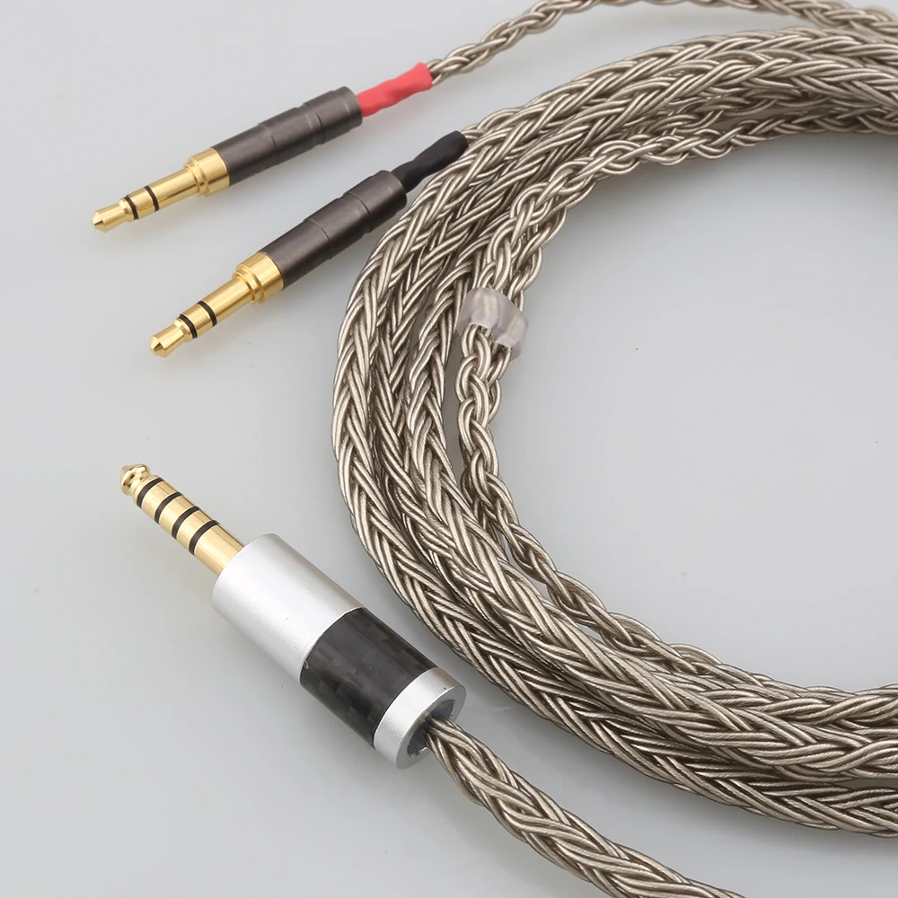 Wysokiej jakości 4 pin Xlr 4.4 2.5mm16 rdzenie słuchawki kabel do słuchawek dla 3.5 Hifiman Ananda sundara HE1000se HE6se he400 Z7M2