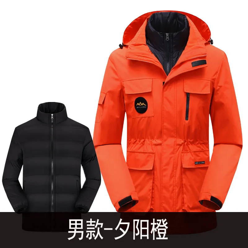 Mid-length Padded Jacket Winter Thick Padded Jacket Korean Style Trendy Loose Down Jacket Suitable for Outdoor Cycling Camping