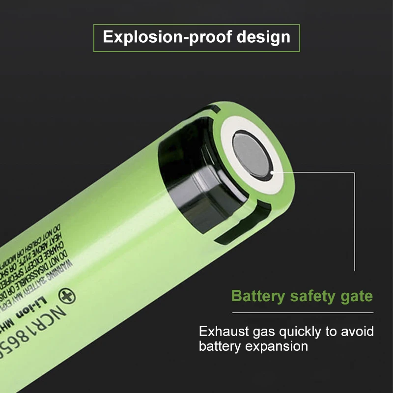 Novo 18650 bateria 3.7v 3400mah li-ion ncr18650 bateria recarregável de lítio para lanterna led tocha farol energia eletrônica